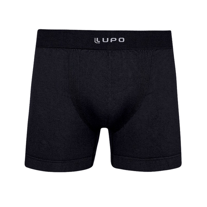 Cueca boxer Lupo micromodal, coers escuras, tamanho EG